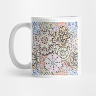 Seamless pattern with floral mandala Mug